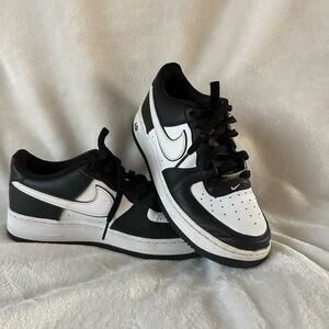 Nike Dual-Tone Black and White Shoes Air Force 1